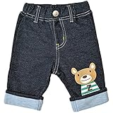 2017年 春物 ZOOMIC ズーミック 折り曲げ７分丈パンツ ニットデニム ネイビー◇90cm