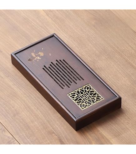 Amazon.co.jp: PARK SEVENTEEN 茶器 茶道具 茶盆 茶台 茶盤 竹茶盤