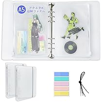 Amazon.co.jp: MuGaoDee アクスタ 収納 ファイル 2冊セット アクリル