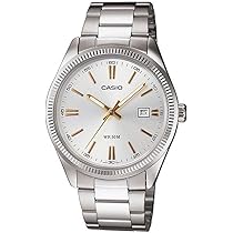 カシオ　アナログ　MTP1302D-2A2V Amazon | Casio MTP-1302D-2A2V シルバー ティファニーダイヤル