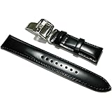 〔セイコー〕SEIKO 20mm 時計バンド メカニカル純正ベルト 牛革カーフ 黒 SARB065純正 メンズ