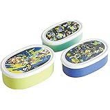 スケーター (skater) 弁当箱 シール容器 保存容器 3個組 スプラトゥーン 3 日本製 860ml SRS3SAG-A