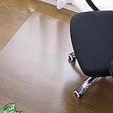 フリーリー チェアマット クリア 透明マット 拭ける 抗菌 防臭 厚1.5mm 床 保護マット 傷防止マット 撥水 クリア 水拭き PVCマット ビニール 台所 (90×180cm)