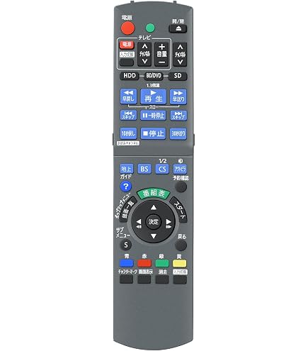 Panasonic ビデオ/テレビ/BSデジタル/CSリモコン Amazon.co.jp: Panasonic ブルーレイディスクレコーダー用リモコン