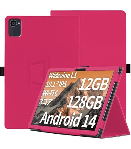 Amazon.co.jp: 10.1インチ タブレット、Android 14、12GB RAM、128GB