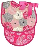 Raindrops Floral Bib and Burp Set, Hot Pink by Raindrops [並行輸入品]