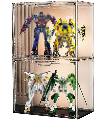 Amazon.co.jp: 3列 ボックス入り ディスプレイケース 4インチ ビニール