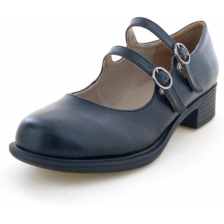 Amazon | [by あしながおじさん] [23秋冬新色あり]ストラップシューズ