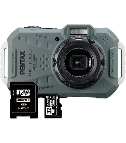 Amazon | KODAK PIXPRO WPZ2 防水デジタルカメラバンドル:SanDisk 32GB