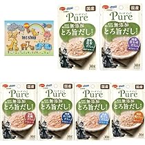 Amazon.co.jp: 6種類セット コンボ ピュア キャット 無添加とろ