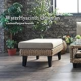 KAGLAB アジアン家具 ウォーターヒヤシンス オットマン ベンチ スツール　バリ家具 D134ATZ