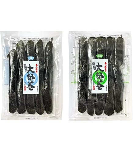 Amazon.co.jp: 大師巻 1袋 3本入り4袋 (醤油味2袋 塩味2袋) 自宅用 お