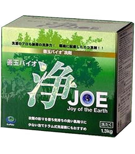 Amazon.co.jp: プロが認めた洗濯洗剤！善玉バイオ 浄JOE洗剤（1