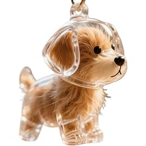 Amazon.co.jp: 犬の毛を集めるキーホルダー チャーム付きメモリアル
