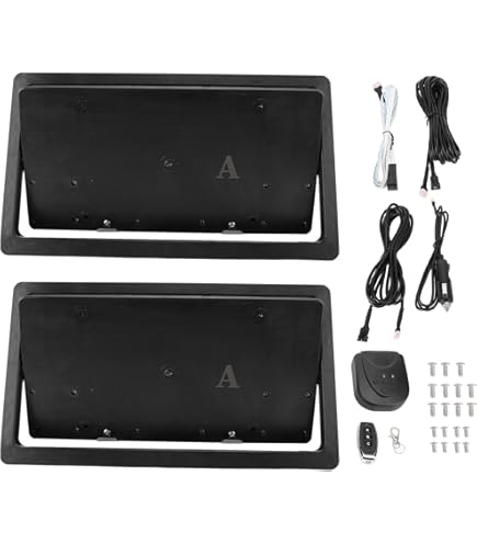電動格納式ナンバープレート 新品 Amazon | リモートのナンバープレートホルダー、フリップ式の
