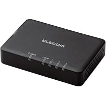 Amazon | エレコム スイッチングハブ ギガビット 3ポート AC電源