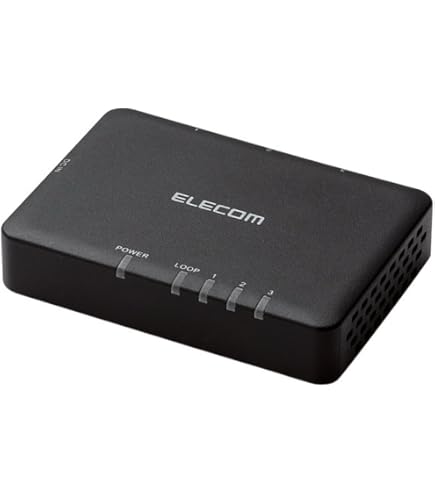 エレコム スイッチングハブ ギガビット 5ポート AC電源 小型 EHC-G05PA-SB ブラック 楽天市場】エレコム スイッチングハブ ギガビット 5ポート AC