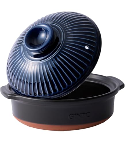 riche store　雲井窯 　鴨釉蓋木ノ葉土鍋 riche store 雲井窯 鴨釉蓋木ノ葉土鍋 雲井窯 オンラインショップ