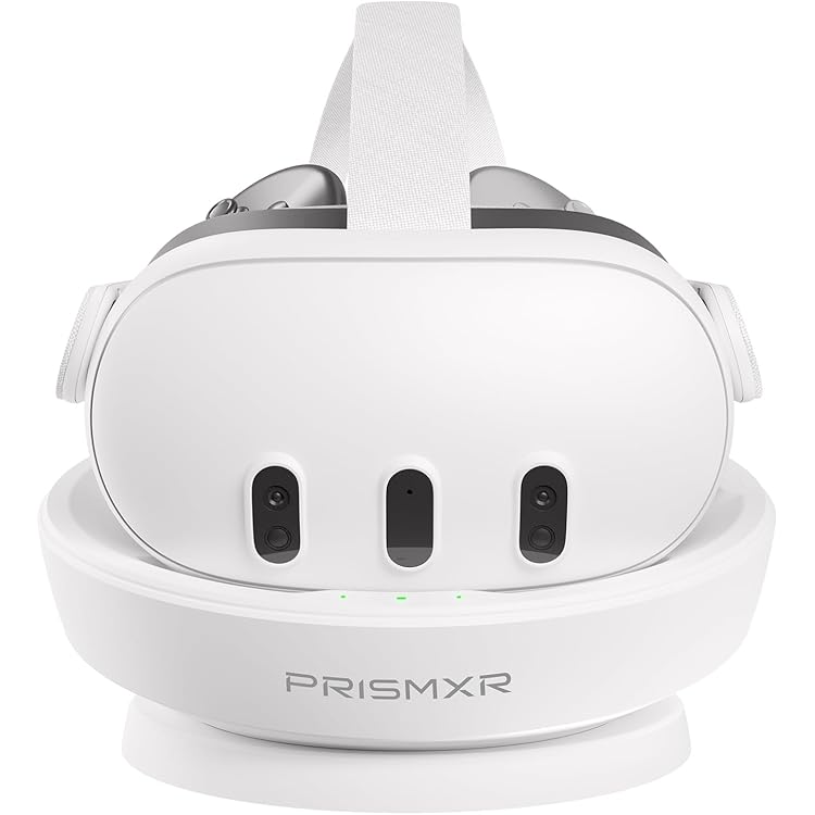  Quest 3 128GB + サイバーガジェット充電スタンド他セット Meta Quest 3用充電スタンドと拡張バッテリー付きヘッド