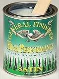 General Finishes High Performance Water Based Topcoat, 1 gallon, Satin [並行輸入品]