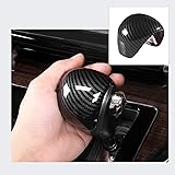 BAIYIUER ホンダ オデッセイ 2013年11月〜 車用 シフトノブ カバー シフトグリップカバー サイドブレーキ ギアシフトノブカバー パーキングブレーキ ギアレバーヘッド 車種専用 カーボン調 デザイン 内装 カスタム パーツ ドレスアップ