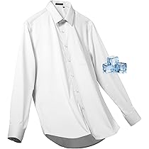 Amazon.co.jp: [HISDERN] ワイシャツ ノーアイロン 長袖 白 形態