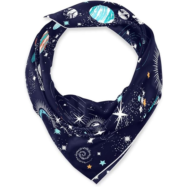 Amazon | [LUYISI] おしゃれ ショール スカーフ 宇宙柄 星座柄 星柄