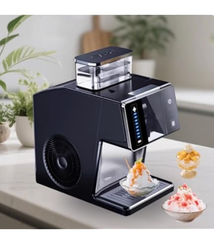 Rosoy スノーフレーク製氷機 ブラック Amazon.co.jp: Rosoy スラッシュマシン スノーフレーク製氷機 小型