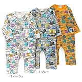 mother goose(マザーグース) カバーオール (70～80cm) キムラタンの子供服 (11520-164) カラシ 70