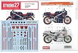 barchetta 1/12 RG400Γ"Walter Wolf"Late Ver.(H社1/12対応)【スタジオ27 MotoGPデカール ST27-DC1234】 dc1234