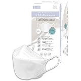 【30枚入り】マスク Victorian Mask ヴィクトリアンマスク 不織布 ダイヤモンドマスク 立体マスク 3層構造 肌にやさしい 息がしやすい メイクが付きにくい 個別包装 不織布マスク ホワイト
