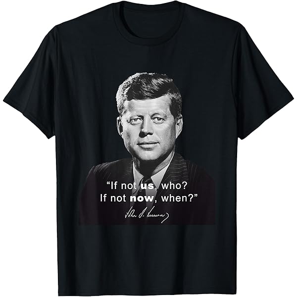 Amazon | JFKジョン・F・ケネディ大統領終戦引用 Tシャツ | T