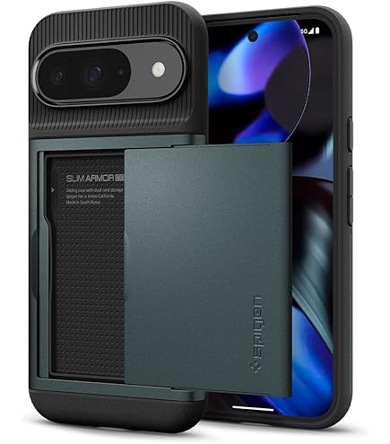 Amazon.co.jp: Spigen Pixel 9 / 9 Pro ケース カード収納 MIL規格取得
