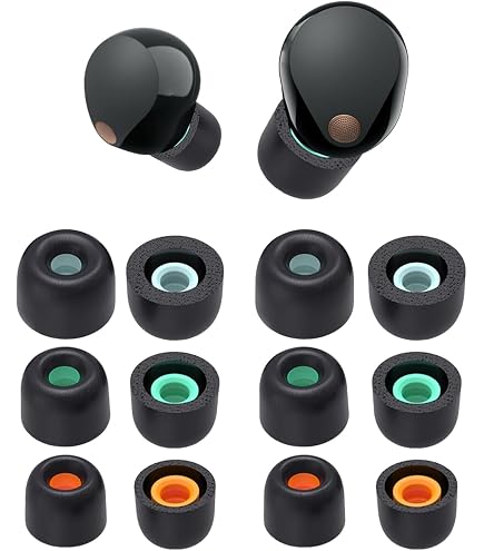 Amazon | kwmobile 6x イヤーチップ Sony LinkBuds S対応 イヤーピース