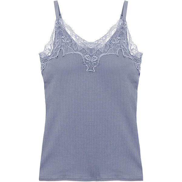 Amazon | [フレイ アイディー] レーストリムサテンスリップ