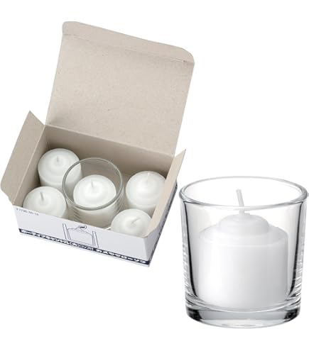 Amazon.co.jp: カメヤマ 24時間ボーティブ 6個入 ローソク 約24時間