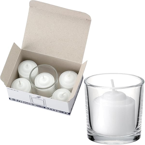 Amazon.co.jp: カメヤマ 12時間ボーティブ 6個入 ローソク 約12時間