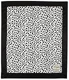 My Blankee Dalmatian Minky Baby Blanket, 14" X 17", Black/White