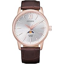 【250】CITIZEN シチズン 腕時計 ブラウン レザー 定価6万 中古・古着通販】CITIZEN (シチズン) 腕時計 ダークブラウン