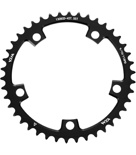 Amazon | ウルフトゥース(Wolf Tooth) 130 BCD 5 Bolt Chainring 52T