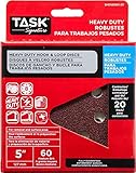 Task Tools SHD58060-20 60 Grit Signature Heavy Duty Hook and Loop Sanding Disc (20 Pack), 5" [並行輸入品]