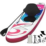 Weisshorn Stand Up Paddle Board, Inflatable SUP Standup Paddles Boards Surfboard Surf Board Paddleboard Island Fishing Kayak 