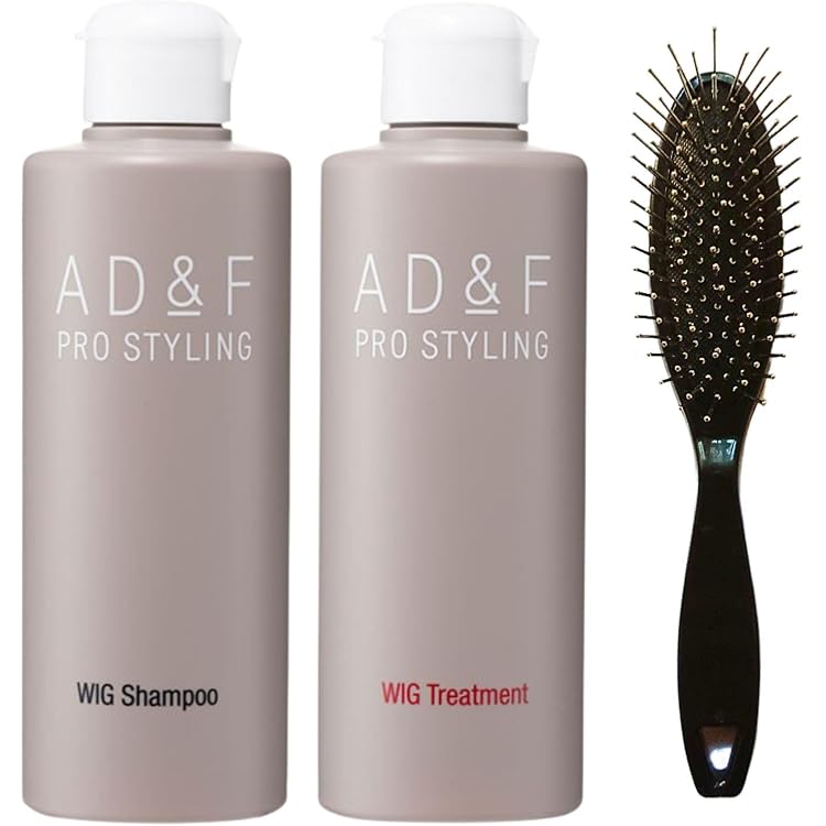 AD&FWIG ウィッグ専用シャンプー&トリートメント3本セットおまけ付 アデランス ウィッグ お手入れセット ウィッグ専用 シャンプー