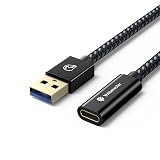 Yottamaster USB Type-A 変換ケーブル（1m） USB3.1 Gen2 タイプAオス→タイプCメス 変換アダプタ 10Gbps高速データ転送 QC3.0急速充電 ブラック[P-U100-ACF10]