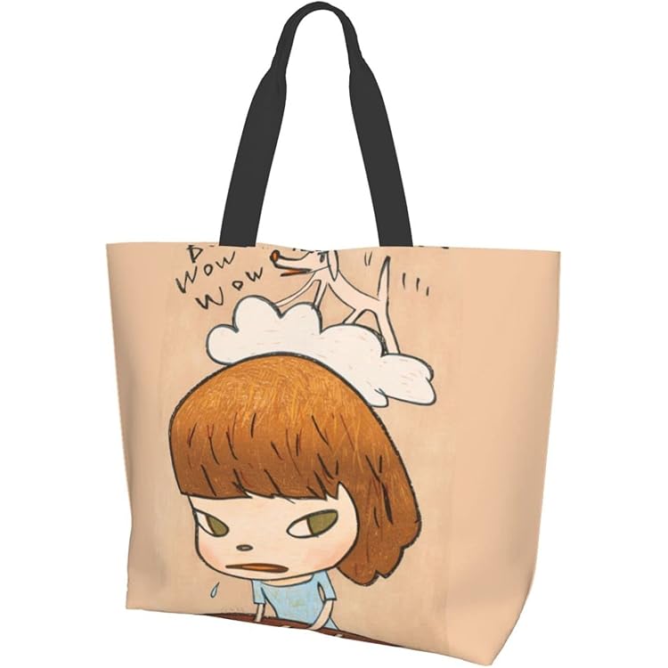 Amazon | [DEHIWI] なら よしとも 奈良美智 トート バッグ レディース