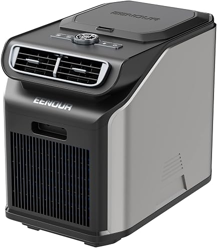 Amazon | EENOUR ポータブルエアコン QN750 デュアル換気システム 冷房 