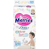 【テープ Lサイズ】メリーズさらさらエアスルー (9~14kg)54枚