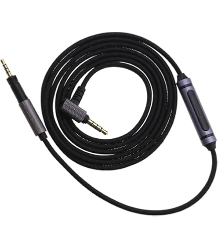 Headphone Adapter OFC Replacement Cable Extension Cord For