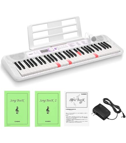 CASIO LK-223 光ナビゲーション 電子キーボード 61鍵 スタンド付き Amazon.co.jp: カシオ 電子キーボード61標準鍵 光ナビゲーション