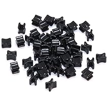 Amazon | Y.K.K ファスナー用止め金具 下止めパーツ 50個入 ビスロン用
